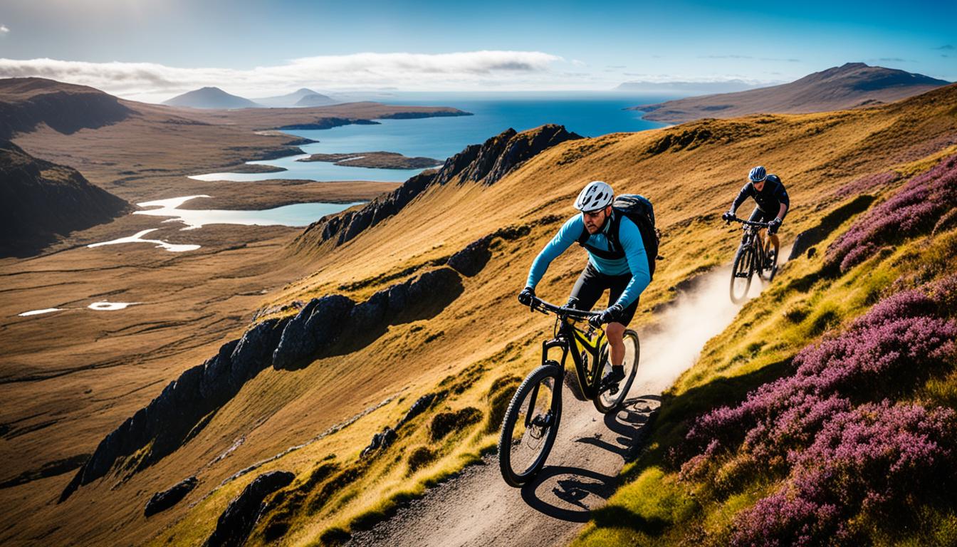 exploring the Isle of Skye by mountain bike