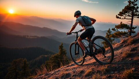 mountain biking