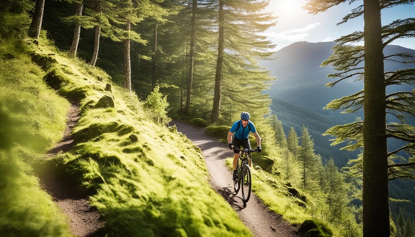 riding the Great Glen Way by mountain bike