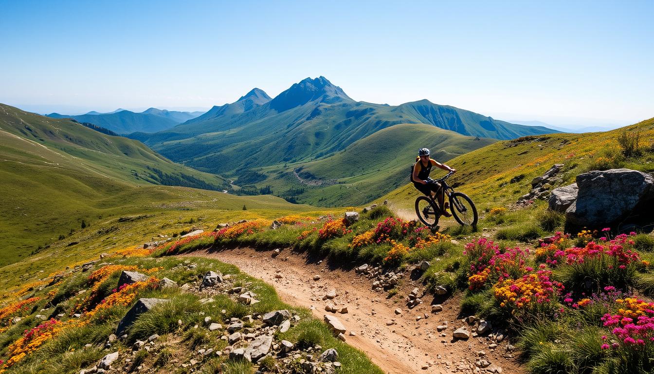 MTB trails in the Cambrian Mountains