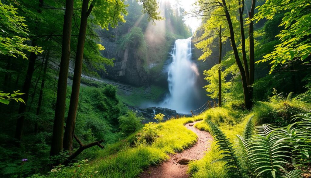 UK waterfall trails