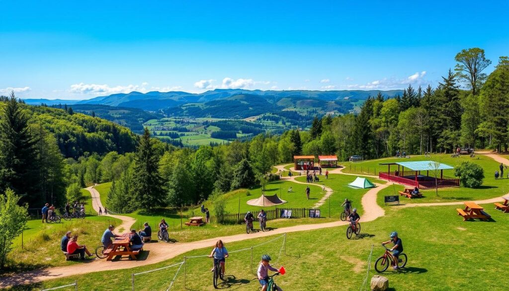 family cycling facilities