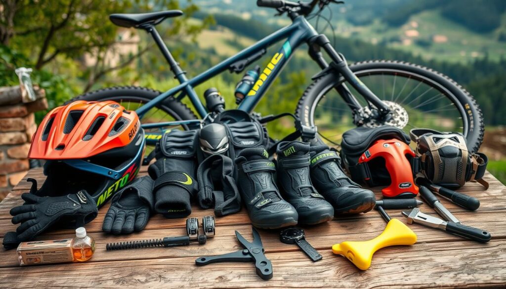 mountain biking gear