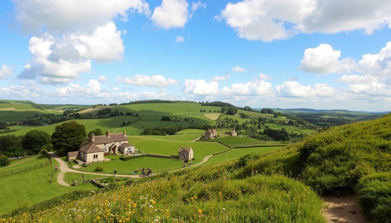 mountain biking in the Cotswolds