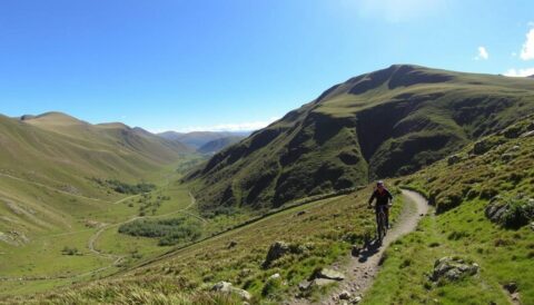 mountain biking in the Peak District